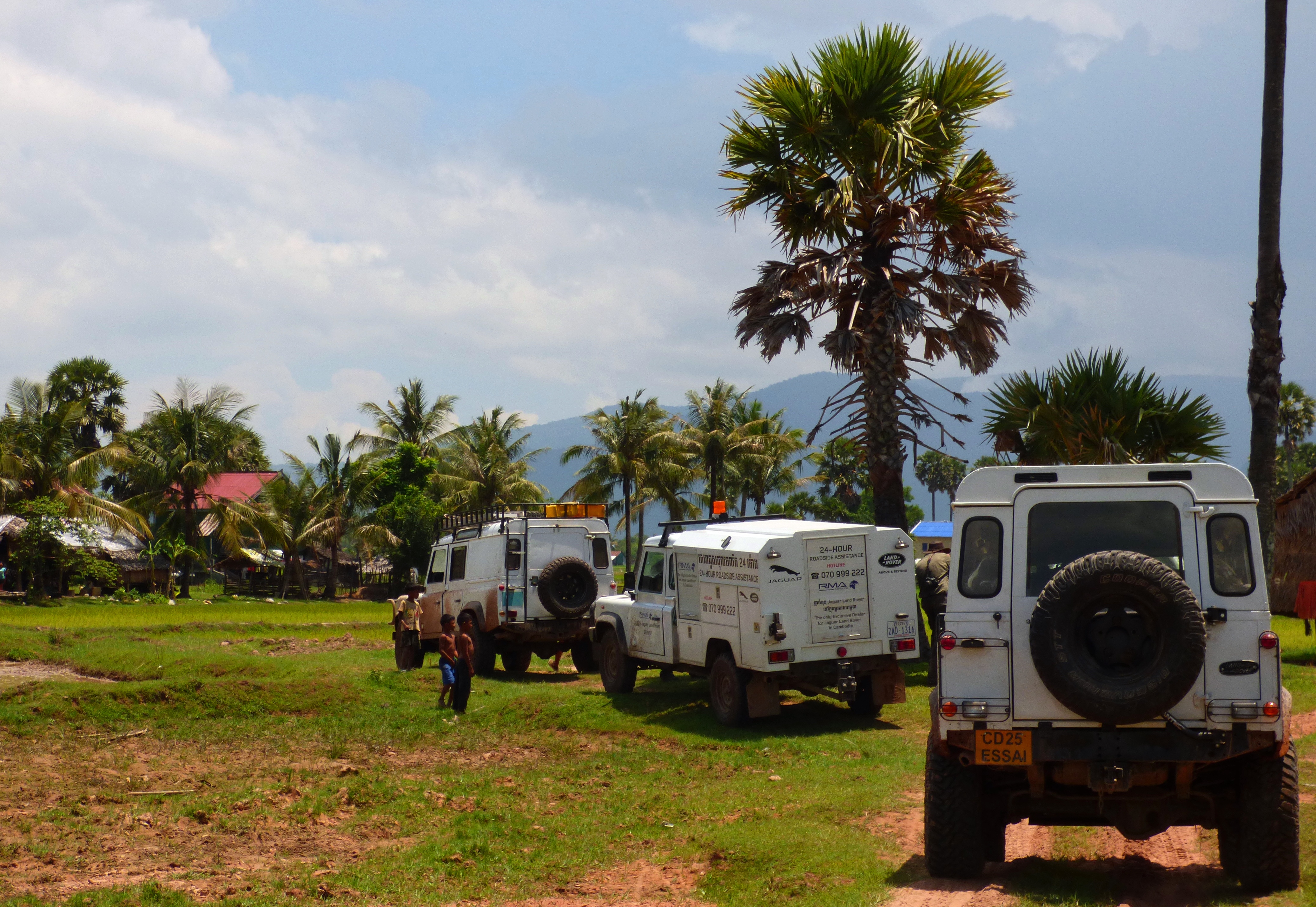 delivering aid supplies