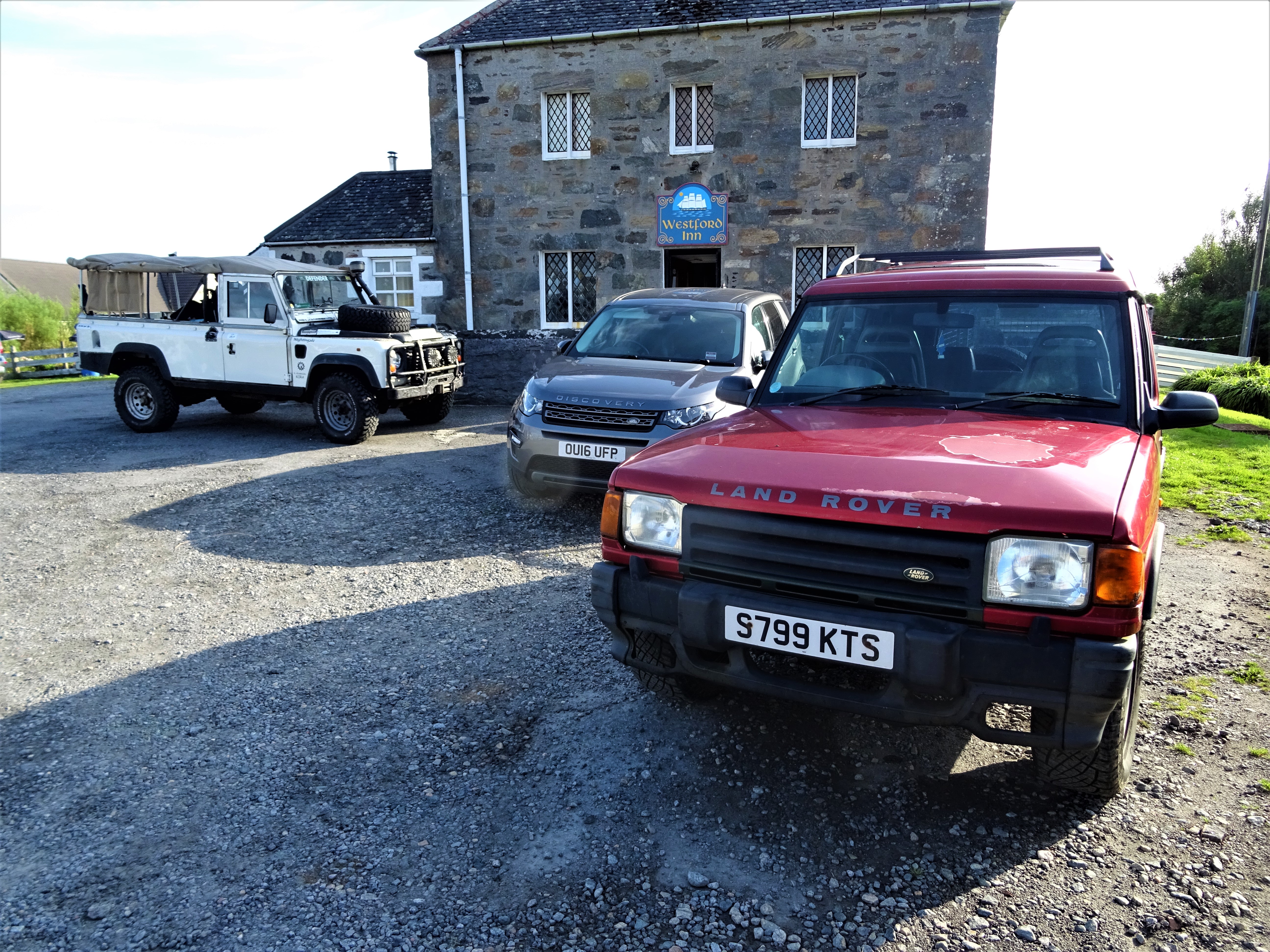 Parking rules, North Uist pub